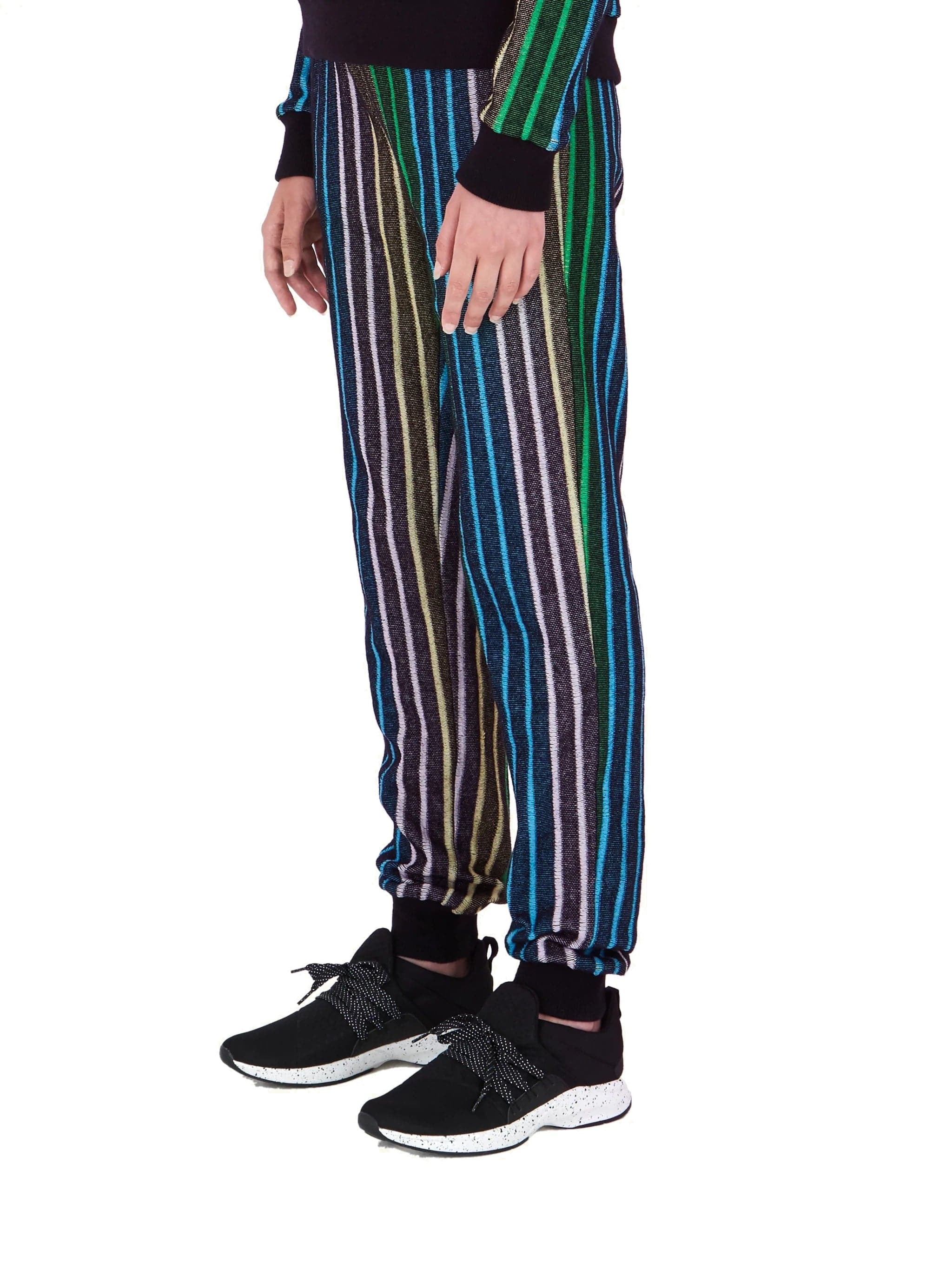 Green Multicolor Trousers