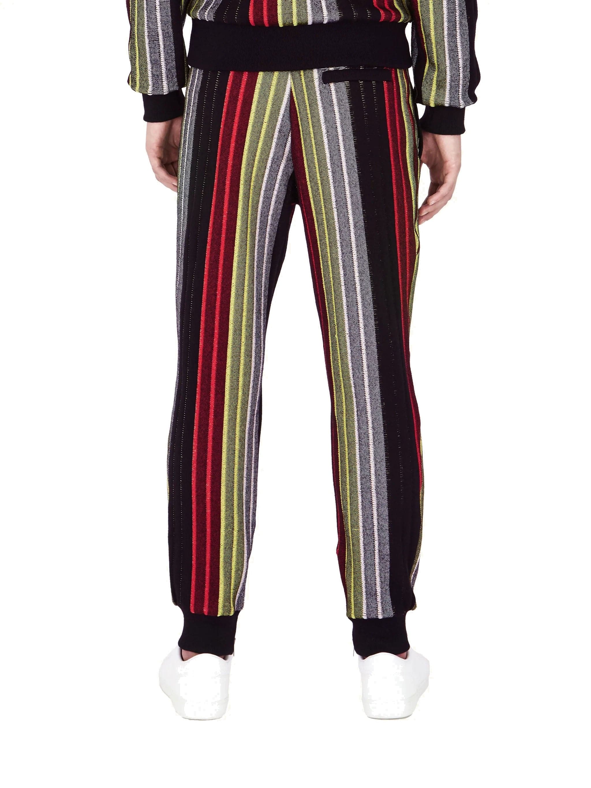 Red Multicolor Trousers