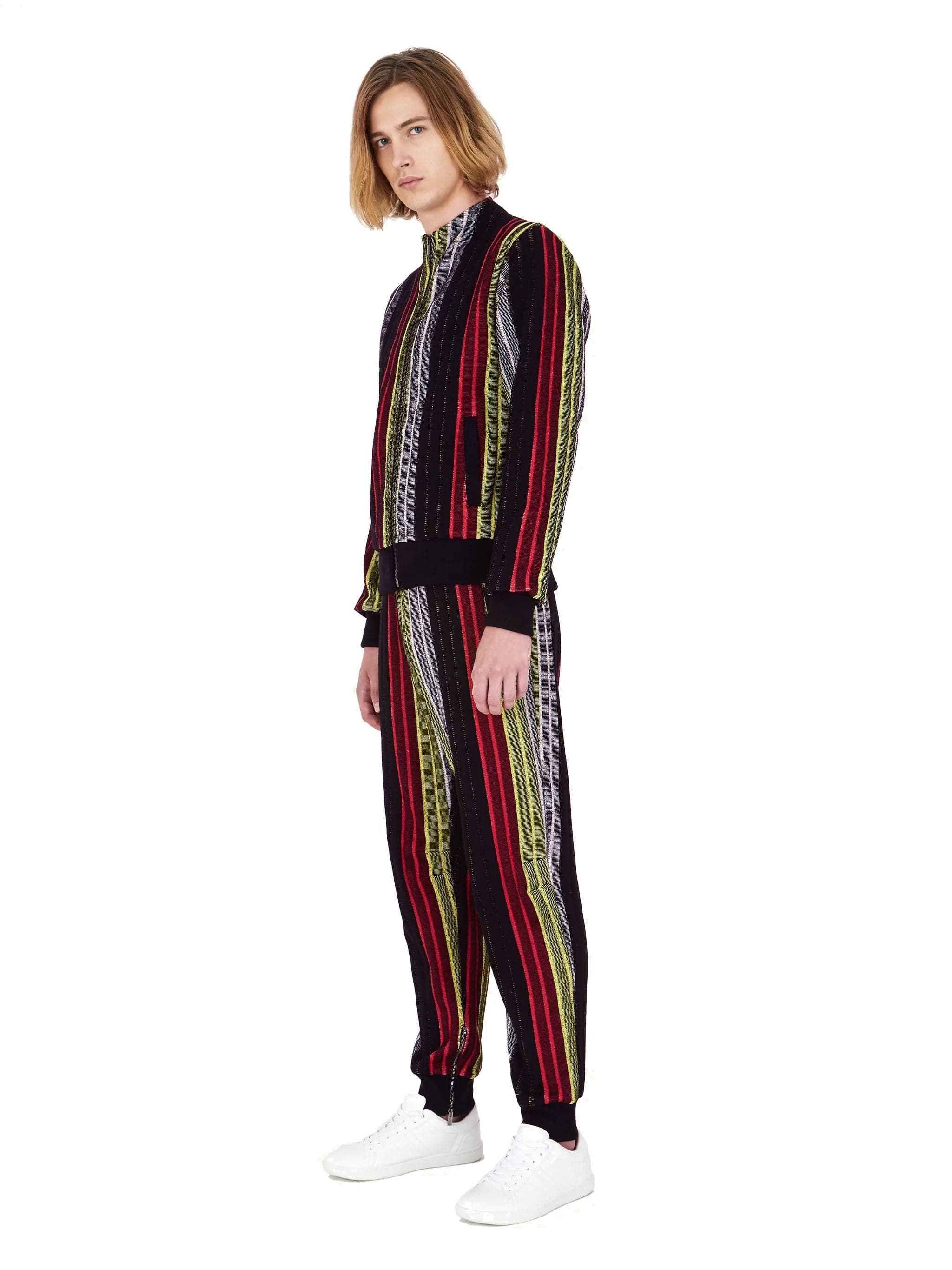 Red Multicolor Tracksuit